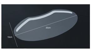 Helm Visor plastik setengah wajah kustom pelindung mata OEM pelindung wajah pemotong rambut untuk dijual - Product Image 3