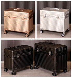 Vente à chaud de bagages de pilote en aluminium avec serrure TSA et <span class=keywords><strong>valise</strong></span> à roulettes unisexe - Product Image 3