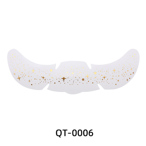 Autocollants de paillettes dorées argentées tendance, taches de rousseur nues, tatouage facial pour femmes, accessoires de maquillage pour la décoration artistique de performance - Product Image 1