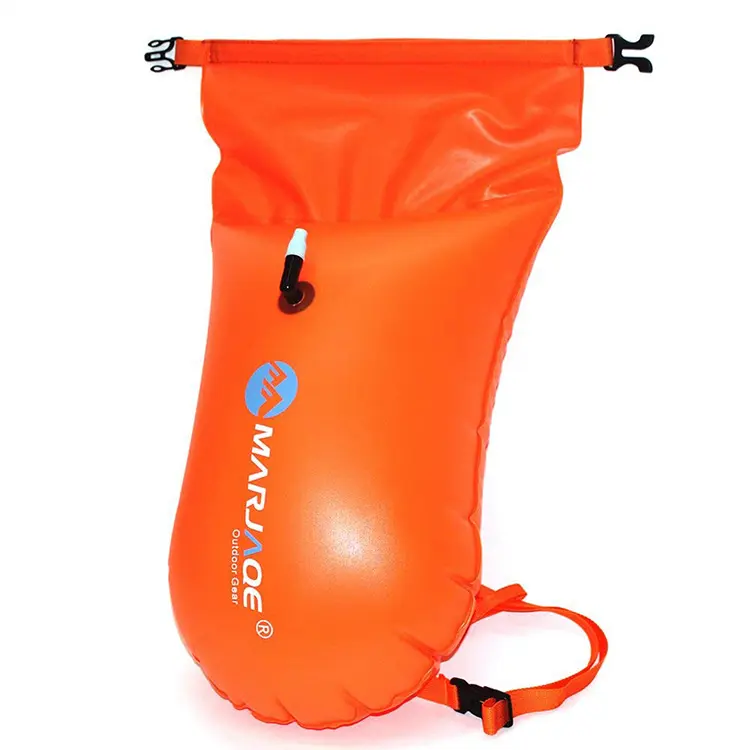 Custom Swimming Bubble Safety Float,Open Water Swim Buoy Dry Bag For Swimmers