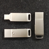Flash Drive USB logo kustom, Flash Drive Otg kunci Tipe C 4GB 8GB 16GB 32GB 64GB 128GB USB 3.0 2.0, kartu stik Disk