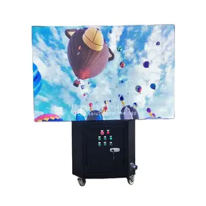 Nieuw Product 3-zijdig Roterend Led Voertuig Outdoor Led Display Creatief Roterend Scherm Mobiel Digitaal Aanplakbord