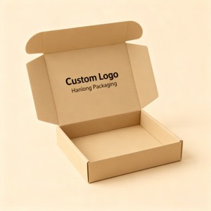 Bán buôn có thể gập lại bưu phẩm hộp giấy in kỹ thuật số phân hủy sinh học bưu phẩm hộp giấy tùy chỉnh sóng vận chuyển hộp giấy - Product Image 5