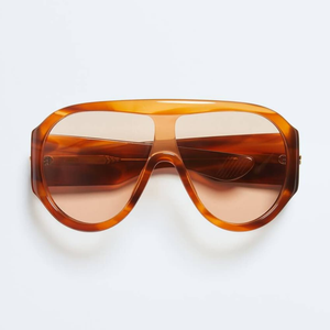 Bottega BV Retro Tortoise <b>Shell</b> Sunglasses with <b>Light</b> Brown Gradient Lenses UV Protection Fashion Eyewear Veneta - Product Image 1