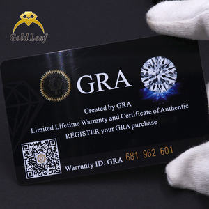 ゴールドリーフGRAモアッサナイトダイヤモンド工場価格ラウンドダイヤモンドカットモアッサナイトストーンVVS DEF GHカラールースモアッサナイト - Product Image 5