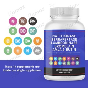 Amaz ישיר אספקת המפעל oem/odm פרטי תווית nattokinase מורכב קפסולות תמיכה בריאות מקיפה למבוגרים - Product Image 4