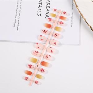 Nuevos diseños personalizados Cuadrado corto 5D Relieve Prensa en <span class=keywords><strong>uñas</strong></span> postizas Cubierta completa Ins Uña artificial Abs completo Manicura 24PCs - Product Image 6