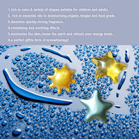 OEM perles de bain rouges en forme de coeur pour enfants parfumées bio micro perles d'huile de bain perles de bain urée mica collagène en poudre