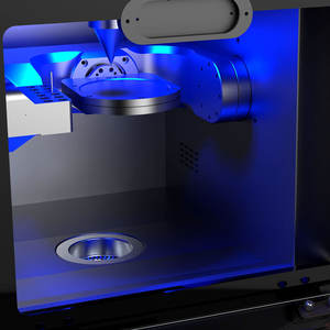 Fresadora Dental <span class=keywords><strong>CAD</strong></span> <span class=keywords><strong>CAM</strong></span> de 5 Ejes, Sistema Húmedo y Seco, Alta Precisión de 0.01mm para Pilar de Titanio, Emax y Zirconia - Product Image 5