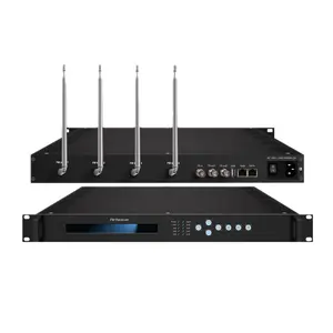 8 Kênh MPEG-1 Lớp 2 Mã Hóa Âm Thanh Radio Kỹ Thuật Số Phát Sóng FM Receiver Với IP Hơi Nước Đầu Ra