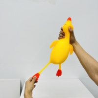 Jouet Squishy Canard Géant 14 pouces (36*16.5cm) Jaune et Blanc Réaliste, Jouet à Presser, Entrepôt USA
