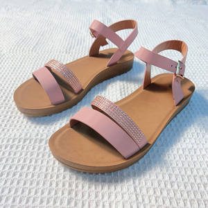 Sandalias planas de diseño para mujer, chanclas planas de estilo vintage con agujeros, venta al por mayor - Product Image 2