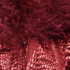 ชุดเซ็ท 2 ชิ้น เสื้อแจ็คเก็ตแขนยาวทรงเข้ารูปแบบซิปสำหรับผู้หญิง และกางเกงขาสั้นออกกำลังกายสไตล์ไบค์เกอร์  ชุดลำลองสำหรับออกกำลังกาย - Product Image 5