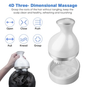 New Arrival Vibrating Head Hair <b>Massager</b> <b>Brush</b> <b>Scalp</b> Devices - Product Image 4