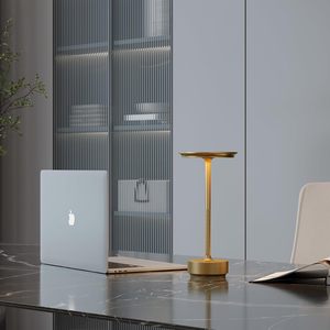 Premium Quality Bedroom Bar Outdoor Aluminium Alloy Touch Swith <b>Rechargeable</b> Flying Saucer Led <b>Table</b> <b>Lamp</b> - Product Image 3