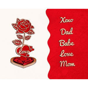 Juego de Adornos Colgantes para el Día de San Valentín DAMAI, Decoración Creativa para Colgar, Ambiente Romántico para Fiestas, Accesorios de Papel para Manualidades - Product Image 1