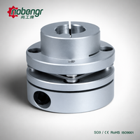 Coupleur à disque anodisé à visser, corps en aluminium, diaphragme en acier inoxydable, serrage sans jeu pour vis à billes, servomoteur, encodeur CNC, moteur pas à pas