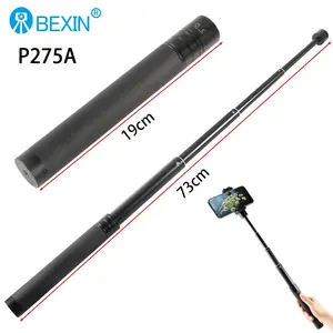 Bexin novo produto de alumínio bastão de selfie, estabilizador, acessórios, extensor de câmera, tripé, flexível, para estabilizador de telefone