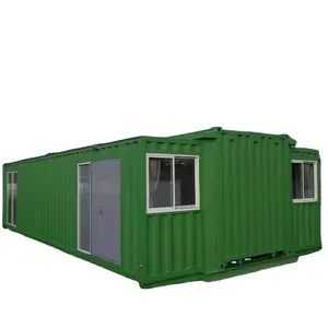 Luxury 40FT double side expanded prefabricated container house with huge space