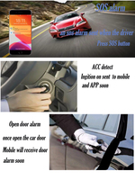 Alarme de porte ouverte, traceur GPS 4G pour voiture, coupure du moteur à distance, dispositif de suivi GPS, moniteur vocal sur appel, traceur GPS pour moto