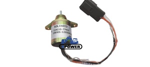 Nouveau solénoïde d'arrêt de carburant XPower 119233-77932 pour pelle sur chenilles modèle 1503ES-12S5SUC12S M810324 - Product Image 2