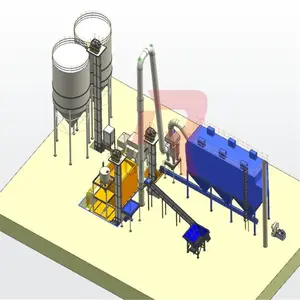 Hot air technology gypsum powder production line manufacturer with min investment Yurui Brand