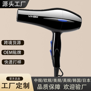 Salon Salon Hair Dryer 8000W Strong Wind Blue Light Ion Care DC Motor Professional Use - Product Image 5