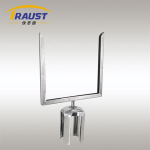 Traust cinghia retrattile montanti A4 A3 in acciaio segno porta telaio verticale orizzontale a forma di U barriere di traffico barriera coda - Product Image 3