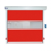 Porte de garage à grande vitesse, porte automatique électrique à enroulement rapide pour usine moderne, atelier, volet roulant industriel en PVC