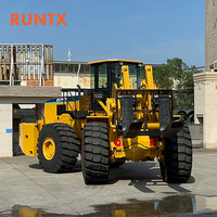 Chariot élévateur à fourche RUNTX à grande roue avec chargeur frontal, moteur Weichai, capacité de levage de blocs de pierre de 18 à 50 tonnes, chariot élévateur à fourche pour conteneurs à vendre