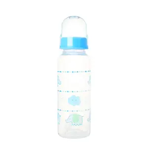 New hot selling feeding set silicone soothing agent fall anti flatulence portable baby bottle 250ml BPA free