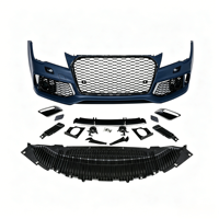 Kit de Carrocería RS7 para AUDI A7 S7 C7 2009-2015, Parachoques Delantero con Marco Inferior, Conversión de Antiguo a Nuevo, Envío Rápido desde EE. UU.