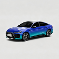 Vente directe usine – Film de protection de voiture TPU PPF auto-réparant, couleur dégradé bleu océan profond, avec fonctions anti-rayures et anti-jaunissement