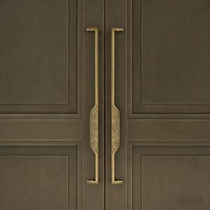 Gagang Pintu Kayu Interior Rumah Kantor Mewah yang Dapat Disesuaikan, Gagang Pintu Masuk Modern Besar untuk Pintu Dorong dan Tarik, Gagang Pintu Kaca - Product Image 4