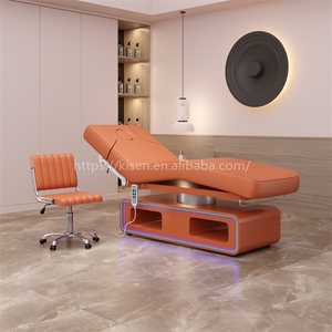 Kisen Good Quality 3 4 Motors <b>Electric</b> Facial Beauty Salon Bed Medical Spa Massage Treatment <b>Table</b> Podiatry Chair Tattoo Bed - Product Image 1