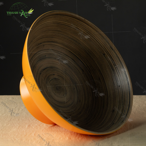 Bandeja de fruta de bambú hilado ecológica de Primera calidad-Vajilla sostenible para el hogar y la cocina, hecha a mano en Vietnam personalizada - Product Image 2