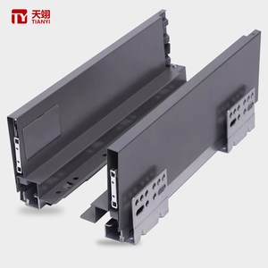 Nhiệm vụ nặng nề mở rộng đầy đủ giấu Ngăn kéo trượt đường ray mềm đóng cài đặt cho nhà bếp & phòng tập thể dục sử dụng - Product Image 3