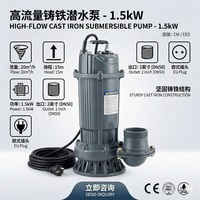 Pompe submersible QDX tout cuivre à haute pression et grand débit, OEM, pour eau propre, industrie automobile, avec turbine en alliage d'aluminium, flexible