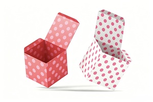 Custom Logo Dot Design <b>White</b> Corrugated Mailing Box Paper Mailer <b>Boxes</b> for Packaging - Product Image 3