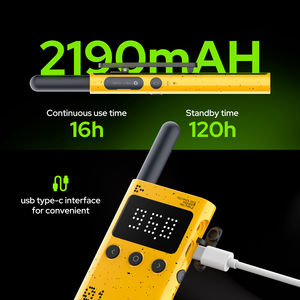 BEEBEST A101OS Lito Walkie Talkie PMR/FRS/UHF con Cambio Libre de Banda, PTT de Dedo, Programación por APP, <span class=keywords><strong>VOX</strong></span> Ultrafino de 14mm, Radio de Banda Amateur para Ciclismo - Product Image 5
