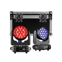 Projecteur LED Wash 19x15W pour Scène Disco, Tête Mobile LED Wash Zoom 19x15W