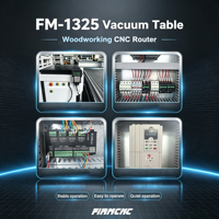 Router CNC 1325 de China con el Mejor Precio, 3 Ejes, Controlador RichAuto, Husillo de 24000 rpm, Máquina de Grabado en Madera con Monitoreo Remoto