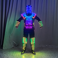 Costume de robot LED lumineux, armure de héros, tenue unisexe pour chanteur, invité, danseur, scène, club, soirée