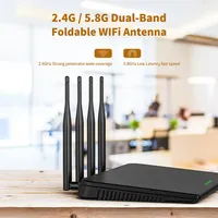 Antena WiFi omnidireccional de alta ganancia tp-link 5dbi 2,4 GHz 5GHz pato de goma para enrutador interior y exterior conector SSMA