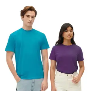 핫 세일 사용자 정의 로고 일반 자수 100% 면 성인 티셔츠 하이 퀄리티 크루 넥 남자 티셔츠