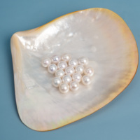 Perles d'eau douce Edison rondes parfaites de haute qualité, blanches naturelles, perles en vrac pour la fabrication de bijoux DIY