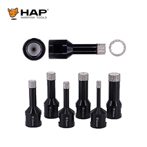 5 pièces Kit de foret à noyau de diamant 5MM 6MM 8MM 10MM 12MM boîtier en aluminium sous vide diamant scie cloche ensemble Cutter pour marbre carrelage verre - Product Image 4