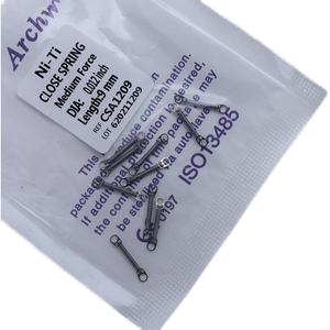Ortodontico dentale <span class=keywords><strong>Archwire</strong></span> 012/010 <span class=keywords><strong>Niti</strong></span> chiuso molle elicoidali lunghezza 6/9mm cura manuale del dentista - Product Image 2