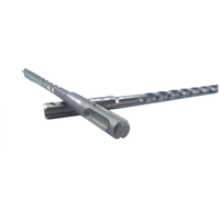 Foret à marteau en carbure de tungstène pour verre, lot de 10, tige polyvalente SDS Plus, foret central à dégagement rapide pour verre céramique