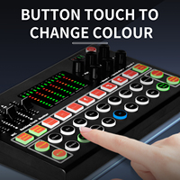 Carte Son BG4 LIVE Interface Audio Table de Mixage Pied de Micro Kit d'Équipement pour Podcast Cartes Son Externes pour Podcast